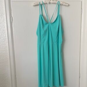 Turquoise Strappy Dress